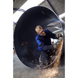 ID 0362 PRO Wear sweatshirt  kontrast Navy