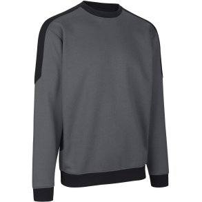 ID 0362 PRO Wear sweatshirt  kontrast Silver grey