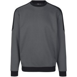 ID 0362 PRO Wear sweatshirt  kontrast Silver grey
