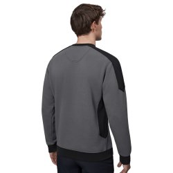 ID 0362 PRO Wear sweatshirt  kontrast Silver grey