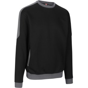 ID 0362 PRO Wear sweatshirt  kontrast Sort