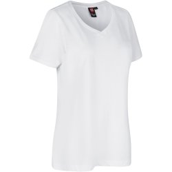 ID 0373 PRO Wear CARE T-shirt  V-hals  dame Hvid