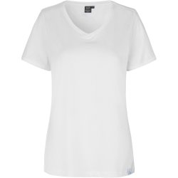 ID 0373 PRO Wear CARE T-shirt  V-hals  dame Hvid