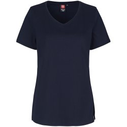ID 0373 PRO Wear CARE T-shirt  V-hals  dame Navy