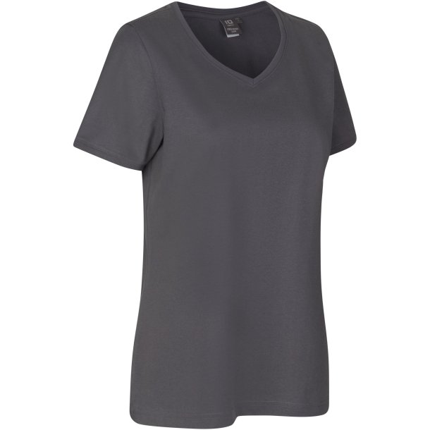 ID 0373 PRO Wear CARE T-shirt  V-hals  dame Silver grey