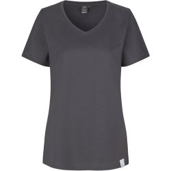 ID 0373 PRO Wear CARE T-shirt  V-hals  dame Silver grey