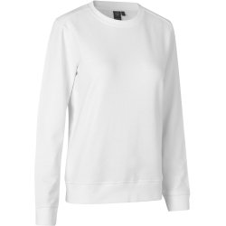 ID 0381 PRO Wear CARE sweatshirt  ubrstet I dame Hvid
