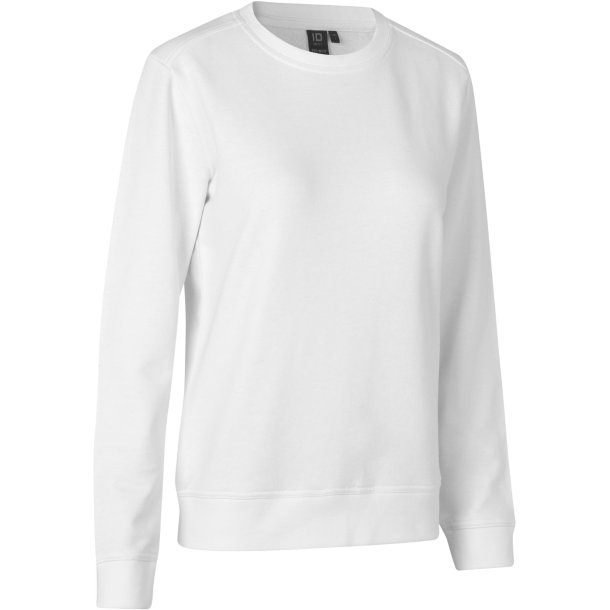 ID 0381 PRO Wear CARE sweatshirt  ubrstet I dame Hvid