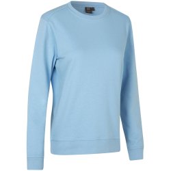 ID 0381 PRO Wear CARE sweatshirt  ubørstet I dame Lys blå