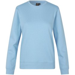 ID 0381 PRO Wear CARE sweatshirt  ubørstet I dame Lys blå
