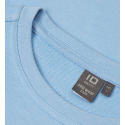 ID 0381 PRO Wear CARE sweatshirt  ubørstet I dame Lys blå