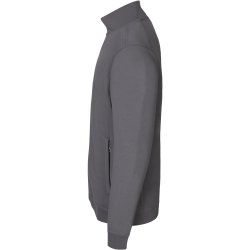 ID 0382 PRO Wear CARE cardigan  ubørstet Silver grey