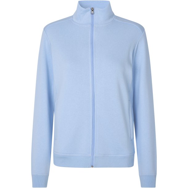 ID 0383 PRO Wear CARE cardigan  ub�rstet  dame Lys bl�