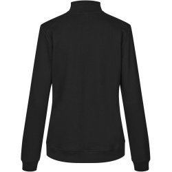 ID 0385 PRO Wear CARE sweat  ubørstet  1/4 zip  dame Sort