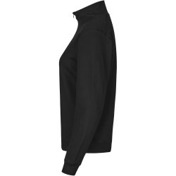ID 0385 PRO Wear CARE sweat  ubørstet  1/4 zip  dame Sort