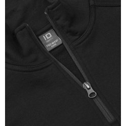 ID 0385 PRO Wear CARE sweat  ubørstet  1/4 zip  dame Sort