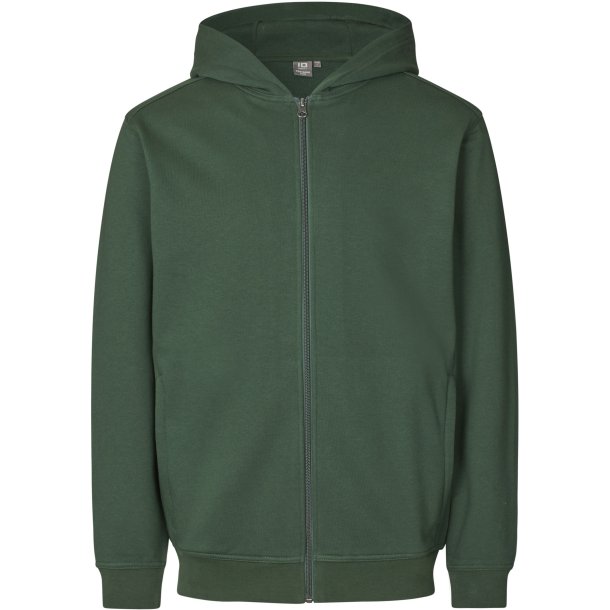 ID 0388 PRO Wear CARE sweatshirt  hoodie  zip Flaskegrn