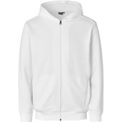 ID 0388 PRO Wear CARE sweatshirt  hoodie  zip Hvid