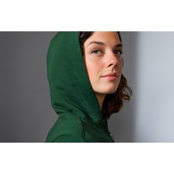 ID 0389 PRO Wear CARE sweatshirt  hoodie  zip  dame Flaskegrn