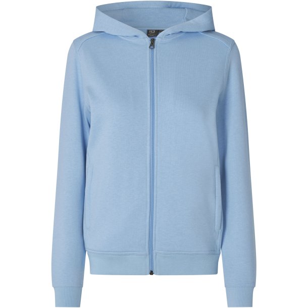 ID 0389 PRO Wear CARE sweatshirt  hoodie  zip  dame Lys bl