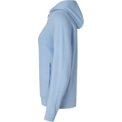 ID 0389 PRO Wear CARE sweatshirt  hoodie  zip  dame Lys bl
