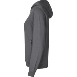 ID 0389 PRO Wear CARE sweatshirt  hoodie  zip  dame Silver grey