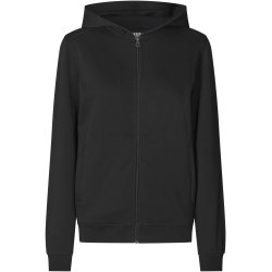ID 0389 PRO Wear CARE sweatshirt  hoodie  zip  dame Sort