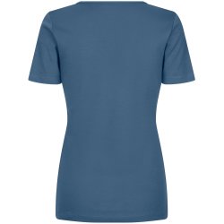 ID 0506 Interlock T-shirt  V-hals Indigo
