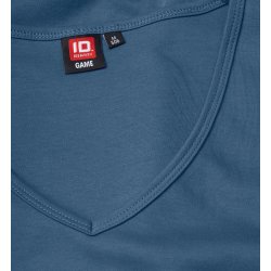 ID 0506 Interlock T-shirt  V-hals Indigo