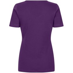 ID 0506 Interlock T-shirt  V-hals Lilla