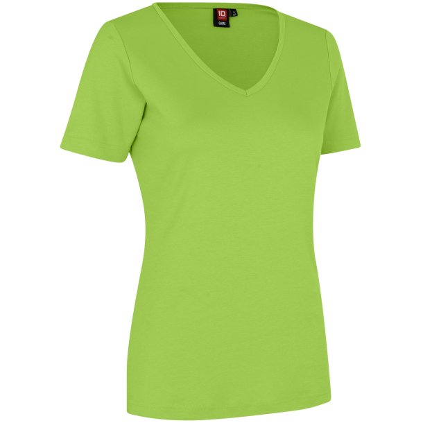 ID 0506 Interlock T-shirt  V-hals Lime