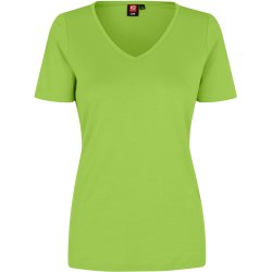 ID 0506 Interlock T-shirt  V-hals Lime