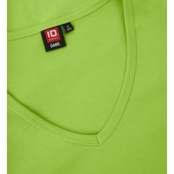 ID 0506 Interlock T-shirt  V-hals Lime
