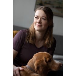 ID 0506 Interlock T-shirt  V-hals M�rk bordeaux