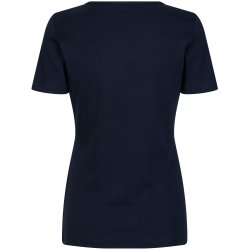 ID 0506 Interlock T-shirt  V-hals Navy