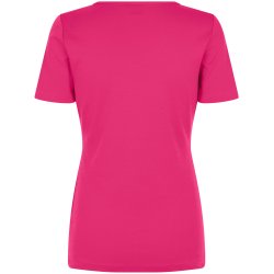 ID 0506 Interlock T-shirt  V-hals Pink