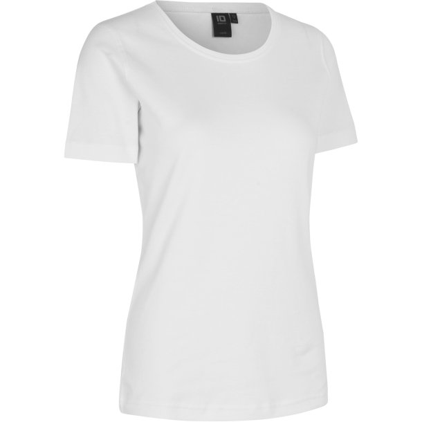 ID 0508 Interlock T-shirt  dame Hvid