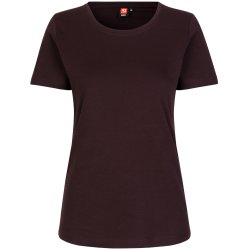 ID 0508 Interlock T-shirt  dame Mrk bordeaux