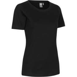 ID 0508 Interlock T-shirt  dame Sort