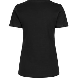 ID 0508 Interlock T-shirt  dame Sort