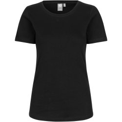 ID 0508 Interlock T-shirt  dame Sort