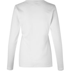 ID 0509 Interlock T-shirt  l/  dame Hvid