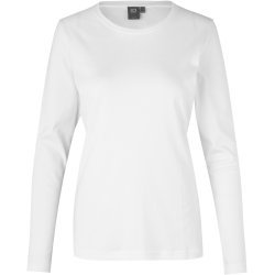 ID 0509 Interlock T-shirt  l/  dame Hvid