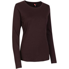 ID 0509 Interlock T-shirt  l/  dame Mrk bordeaux