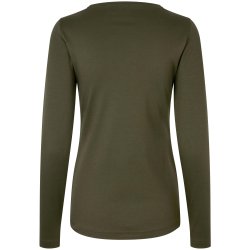 ID 0509 Interlock T-shirt  l/  dame Oliven