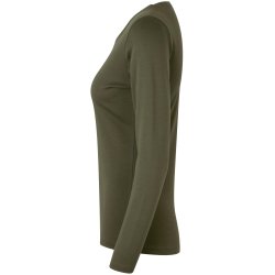 ID 0509 Interlock T-shirt  l/  dame Oliven