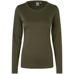 ID 0509 Interlock T-shirt  l/  dame Oliven
