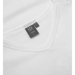 ID 0514 T-TIME&reg; T-shirt  V-hals Hvid