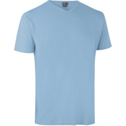 ID 0514 T-TIME&reg; T-shirt  V-hals Lys bl