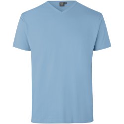 ID 0514 T-TIME&reg; T-shirt  V-hals Lys bl